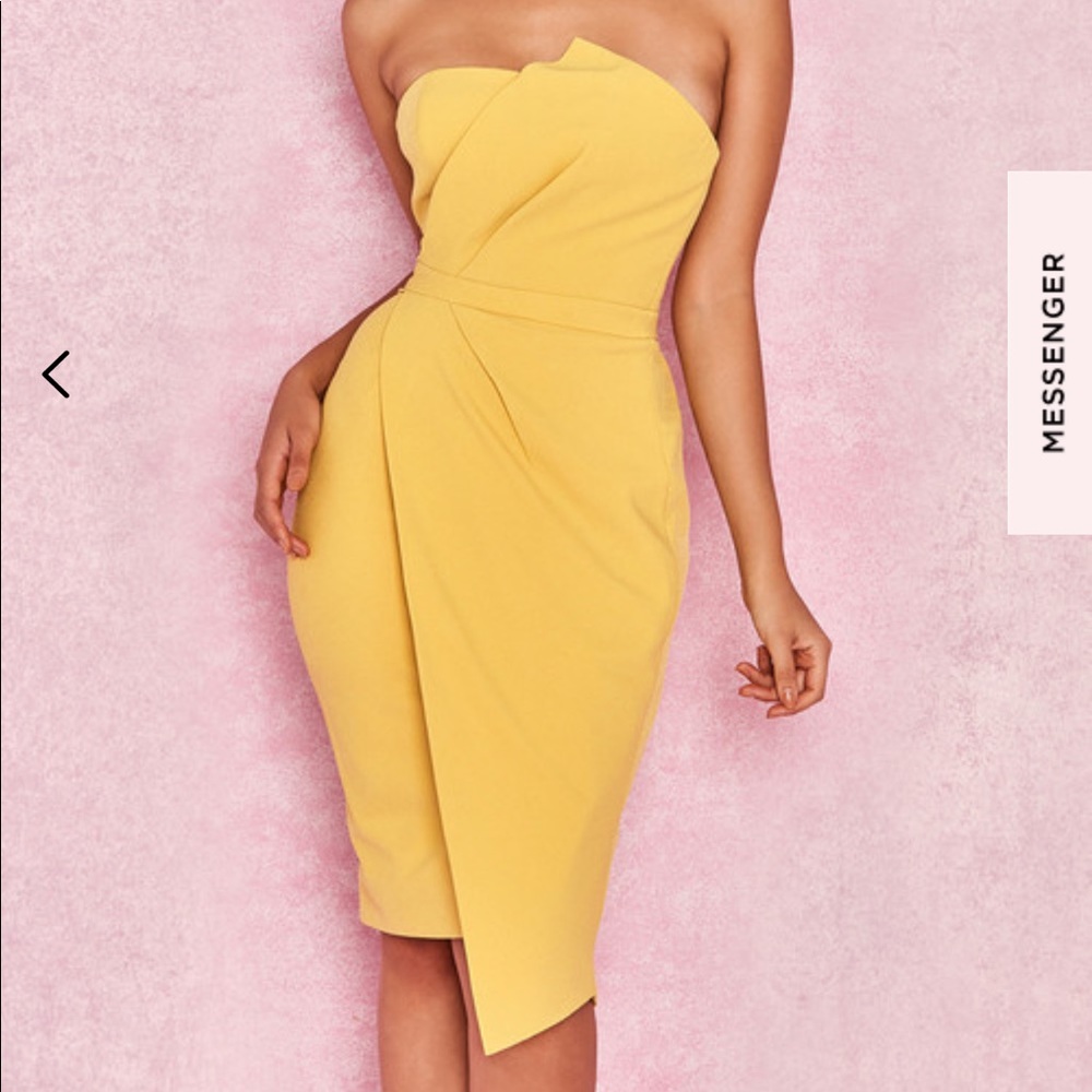 House of CB. Medium white UMA dress